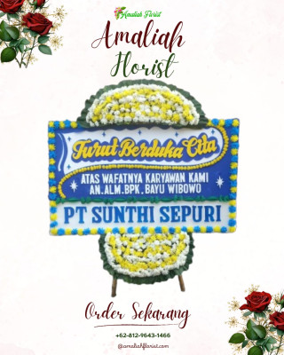 Papan Bunga Duka di Gondangwetan